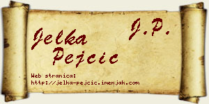 Jelka Pejčić vizit kartica
